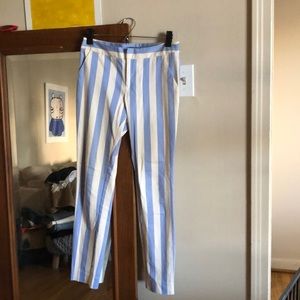 Striped blue XS pants